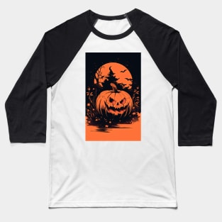 Jolly Jack-o'-lantern Baseball T-Shirt